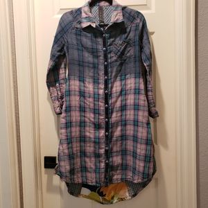 Aratta silent journey shirt dress